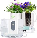 Moistenland WIFI Automatic Plant Waterer, DIY Automatic Drip Irrigation Kit for 15 Potted Plants, Auto & Manual & Delay Watering Mode/Water Shortage Alert/Irrigation Records, Remote Control and Tracking via APP