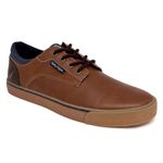 Nautica Men's Classic Lace-Up Boat Shoes Low Top Fashion Sneaker - Stylish and Comfortable Casual Shoe, Tan Gum-currie, 7.5