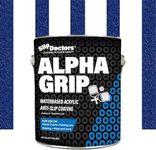 Alpha Grip Non-Slip Paint for Concrete & Asphalt – Non-Skid Coating Ideal for Striping Parking Lots, Playgrounds & Pavements (Pickleball Blue, 1 Gallon)