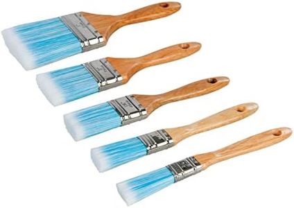Silverline Tools 282408 - Pinceles sintéticos, 5 pzas
