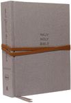 NKJV, Journal the Word Bible, Cloth over Board, Gray, Red Letter, Comfort Print: Reflect, Journal, or Create Art Next to Your Favorite Verses
