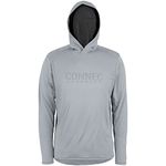 CONNEC Insects Protection Lt Draft Hoodie for Men. Long Sleeve, Mosquito Net and Sun Protection. Hiking, Fishing or Hunting. Grey XXLarge