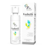 Fixderma Foobetik Foot Scrub Spray with Lactic Acid | 30 sec Foot Facial Spray | Foot Scrubber for Dead Skin | Callus Remover Spray | Heel Scrubber for Feet|Instantly Smooth & Soft Feet - 50ml