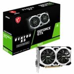 MSI Geforce GTX 1650 D6 Ventus Xs Ocv3 Graphic Card-Nvidia Geforce GTX 1650 Gpu,4Gb Gddr6 128-Bit Memory,12 Gbps,Pci_E Express X16 3.0 Interface,1620 Mhz