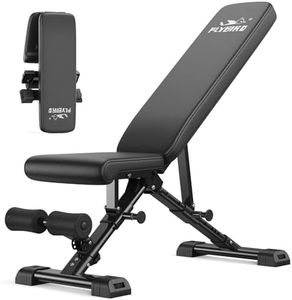 FLYBIRD Weight Bench, Adjustable Strength Training Bench for Full Body Workout with Fast Folding-New Version
