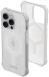 UAG Designed for iPhone 14 Pro Case Clear Frosted Ice 6.1" Essential Armor Built-in Magnet Compatible with MagSafe Charging Ultra Thin Ergonomic Translucent Protective Cover by URBAN ARMOR GEAR