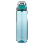 Contigo Cortland Autoseal Water Bottle, Large BPA Free Drinking Bottle, Leakproof Gym Bottle, Ideal for Sports, Bike, Running, Hiking, 720 ml, Grayed Jade White