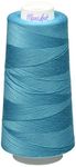 American & Efird and 51-32265 Maxi-Lock Cone Thread, 3000-Yard, Radiant Turquoise