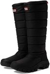 Hunter Women's Intrepid Tall Rain Boot, Black, 7 US