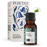 Puretive Botanics Peppermint Essential Oil | Refreshing Aroma for Aromatherapy, Cold Relief Headache Relief, and Digestive Support | 100% Pure, Undiluted Therapeutic Grade | 15ml