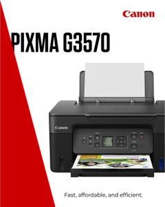 Canon PIXMA MegaTank Wireless Printer – High-Yield Ink, G3570