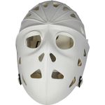 Mylec Adult Street Hockey Goalie Mask - High-Impact - Ventilation Holes + Adjustable Straps (White, Large) - Street Hockey Only,Halloween Mask