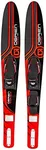 O'Brien Vortex Widebody Combo Water Skis 65.5", Red, Crimson (2181130)