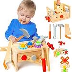 Wooden Tool Set for Kids 2 3 4 5 Ye