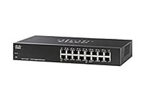 Cisco SG110-16HP Unmanaged Switch | 16 Gigabit Ethernet (GbE) Ports | 64W PoE | Limited Lifetime Protection (SG110-16HP-NA)