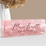 Custom Name Plate for Desk | Person