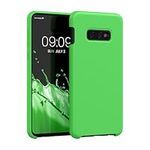 kwmobile Case Compatible with Samsung Galaxy S10e Case - TPU Silicone Phone Cover with Soft Finish - Lime Green