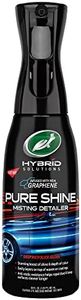 Turtle Wax 53837 Hybrid Solutions Pure Shine Detailer Misting Spray, Graphene Infused for Ultimate Shine, Water Beading, Safe on All Exterior Surfaces, 591ml