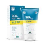 CCS All In One Foot Cream 100ml - Foot Pro Cream for Cracked Heels, Dry Skin & Calluses Feet - Foot Moisturiser - Developed for Very Dry Feet, Cracked Heels, Calluses and Foot Odour