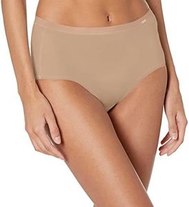 Le Mystère Women's Infinite Comfort Brief Panty, Natural, Small-Medium