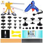 Manelord Car Dent Puller Kit, Auto Dent Removal Tool with Golden Lifter Paintless Dent Repair Set