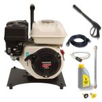 Powered by HONDA, Petrol Pressure Washer 3000 PSI, Petrol Engine Powered High Pressure Ultra Light Jet Sprayer, Premium Build Quality Portable Car & Patio Cleaner, WASPPER W3000HF