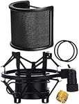 Microphone Shock Mount with Pop Fil