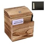 APEXLEAP Wooden Suggestion Box with