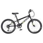 Wildtrak - 20 Inch Bike for Children 6-9 Years Old, Adjustable brakes - Black