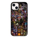 Ehreus for iPhone 14 Phone Case, Cool Aesthetic FNAF Game Pattern Shock-Absorbent Hard Protective Phone Cases Cover for Boys Girls Girly