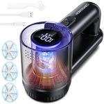 Rechargeable Fabric Shaver, [2000mAh High Capacity Battery] Homtronics Upgraded Electric Lint Remover with 3-Speed, 6-Leaf Blade, LED Display, Dual Protection, Perfect for Clothes, Sweater, Couch