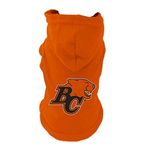 All Star Dogs 655257703275 CFL BC Lions Cotton Hood, Orange, XX-Large