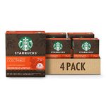 Starbucks By Nespresso Single Origin Columbia Coffee Pods, Medium Roast, Nespresso Vertuo Line Compatible Capsules, 4 X 8 Coffee Pods, 32 Count