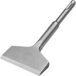Nucraft SDS-Plus Tile Chisel, 165mm x 75mm, 15° Bent Scraper Chisel for Removal of Ceramics & Tiles