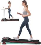 Redliro Walking Pad with Incline Under Desk Treadmill, Portable Compact Installation-Free Treadmills for Home Office with 265lbs Capacity, Small Jogging Machine with Remote Control