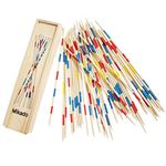 Trinkets & More - Mikado | Wooden 31 Pick-Up Sticks | Best Return Gift | Fun Family Indoor Board Game for Adults and Kids 5+ Years (Pack of 2)