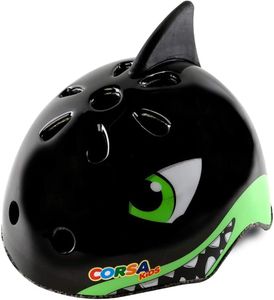 Infant Toddler Bike Helmet, Adjustable and Multi-Sport for Child Baby, 3 Sizes for Kids Boys Girls (Black Shark, XS)