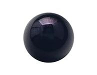 DEWHEL Black/Purple Pearly Glitter 