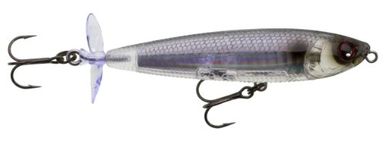 Yo-Zuri 3DB Prop Floating Lure, Prism Ghost Shad, 3 1/2-Inch