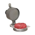 Weston® Non stick Single Burger Press, Heavy-Duty Aluminum, Grey , 07-0301