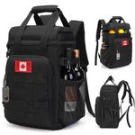 Tactical Backpack Cooler,Lunch Backpack for Men Adults Work with Handle，Soft Cooler Backpack Insulated Waterproof Leak Proof