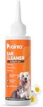 PUAINTA Ear Cleaner for Dog & Cats, Dog Ear Infection Treatment, Dog Ear Cleaning Solution- Cleaning,Soothing, and Deodorizing Itchy Ears, Vet Recommended - 8oz