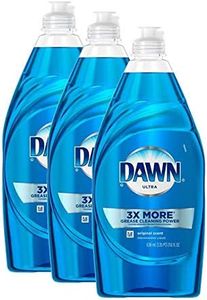 (Original, 710ml - 3 Pack) - Dawn Ultra Liquid Dishwashing Dish Soap, 3X More Platinum Advanced Power Clean - 710ml x 3 Count (Total 2130ml)