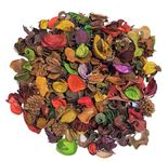 Pure Source India Unscented Dried Flowers Leaves Potpourri, 1 Kg, Mix Color