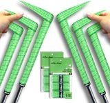 ALIEN PROS Golf Grip Wrapping Tapes - The Game-Changing Golf Club Grip Solution – Refresh Your Grip in Under a Minute (6-Pack Stars Green)