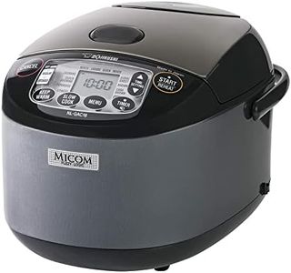 Zojirushi NL-GAC18BM 10 Cup (Uncooked) Umami Micom Rice Cooker and Warmer (Metallic Black)