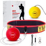 YMX Boxing YMX Boxing Ball on String, Fight Ball Headband with Different Reaction Level Reflex Balls, Great Boxing Gear for Eye-Hand Coordination Training and Stress Relief, Suit for Pro Boxers and Ki