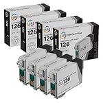 LD © Remanufactured Ink Cartridge Replacement for Epson T126 (Black, 4-Pack)