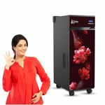 Lucky Mycrofine Wonder Plus Red Rose 6.5 KG Capacity Atta Chakki, Flour Mill Fully Automatic Domestic Ghar Ghanti for Grinding Masala and Grains, with Standard Accessories (0.75 Units/Hr)