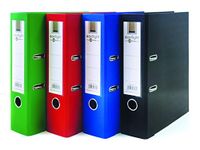 Eastlight A4 Extra Strong Lever Arch Files Plastic on Board Folder Document Storage